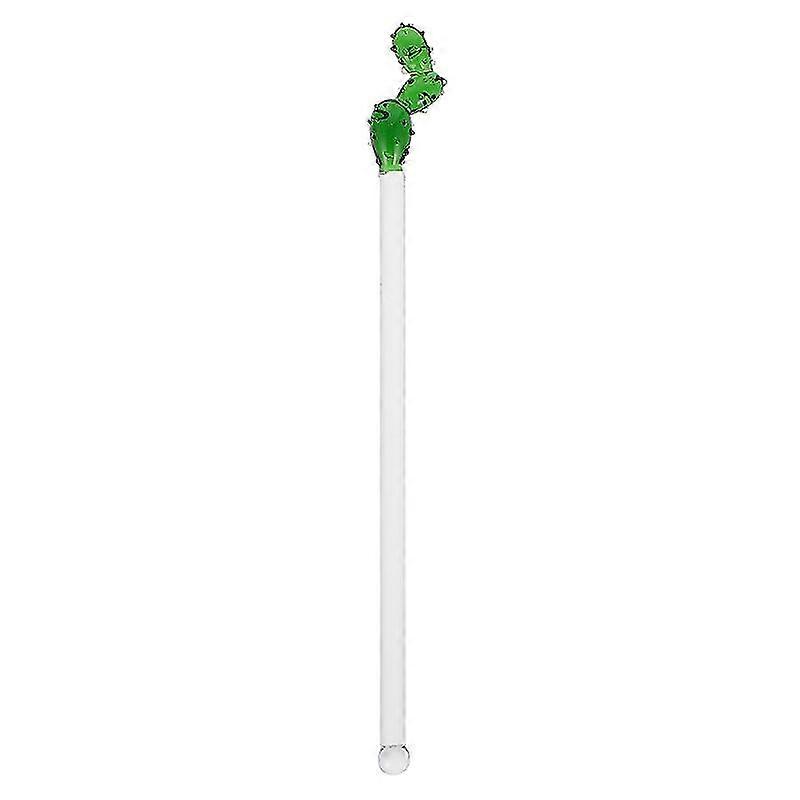 1pc creative long handle cactus stirrer juice blender stick stirring rod for bar