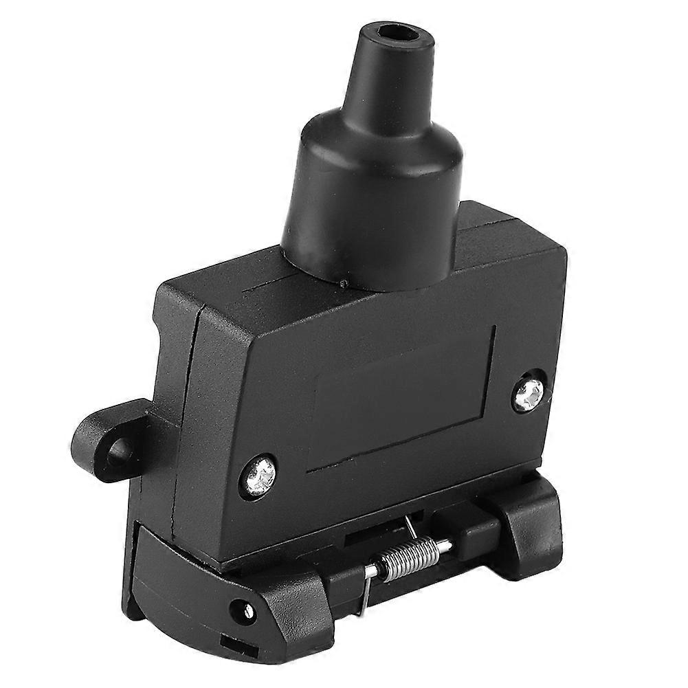 7 Pin Plastic Trailer Semitrailer Plug Socket Wiring Connector Adapter