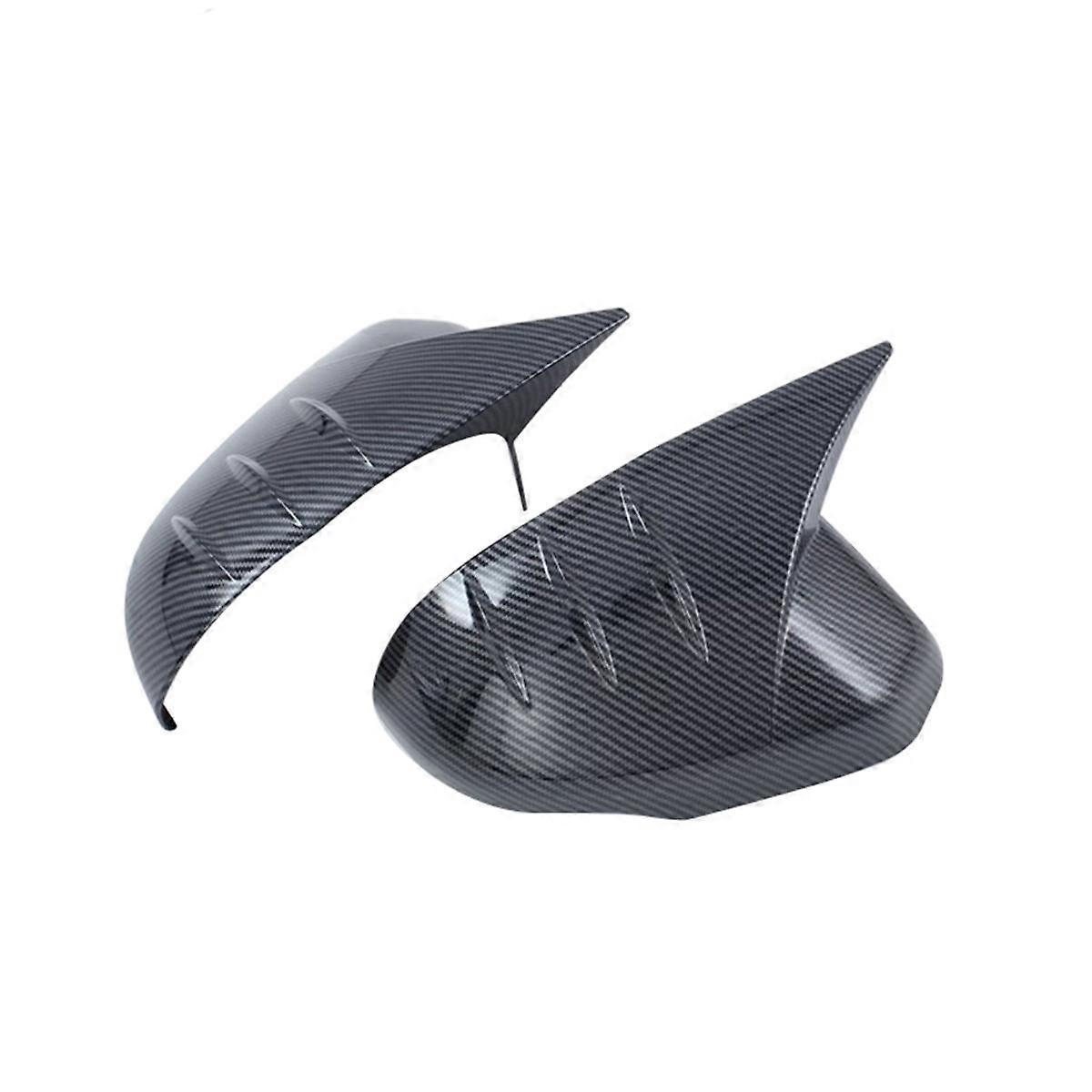 Copertura dello specchietto retrovisore in stile fibra di carbonio Copri clacson per specchietti retrovisori laterali per -V 2023 2024 Accessori