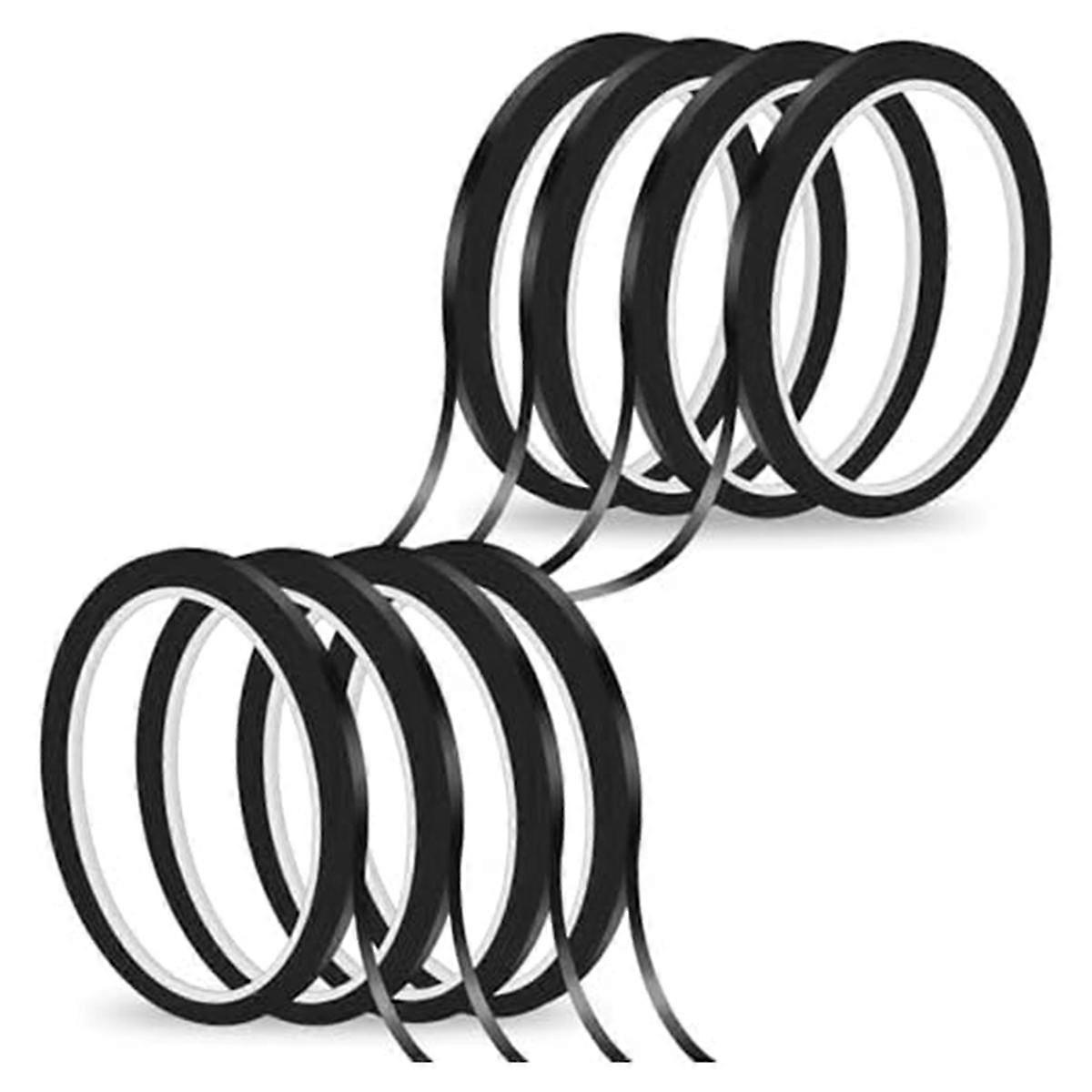 10 Rolls 1/8 Inch Whiteboard Tape Thin Tape for Dry Erase Board Self-Chart Grid Tape Lines Pinstrip