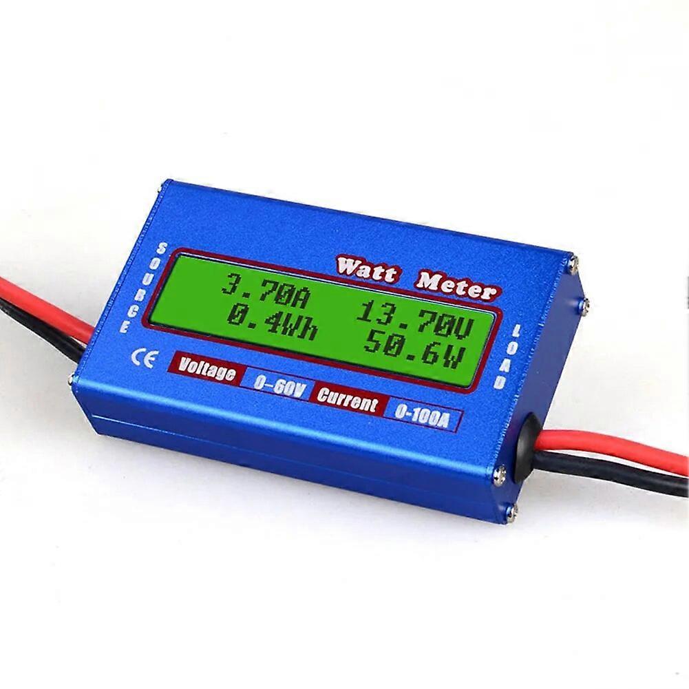 DC 60V 100A Balance Voltage Battery Power Meter Check Digital Current Energy Meter High Precision Power Analyzer Watt Volt