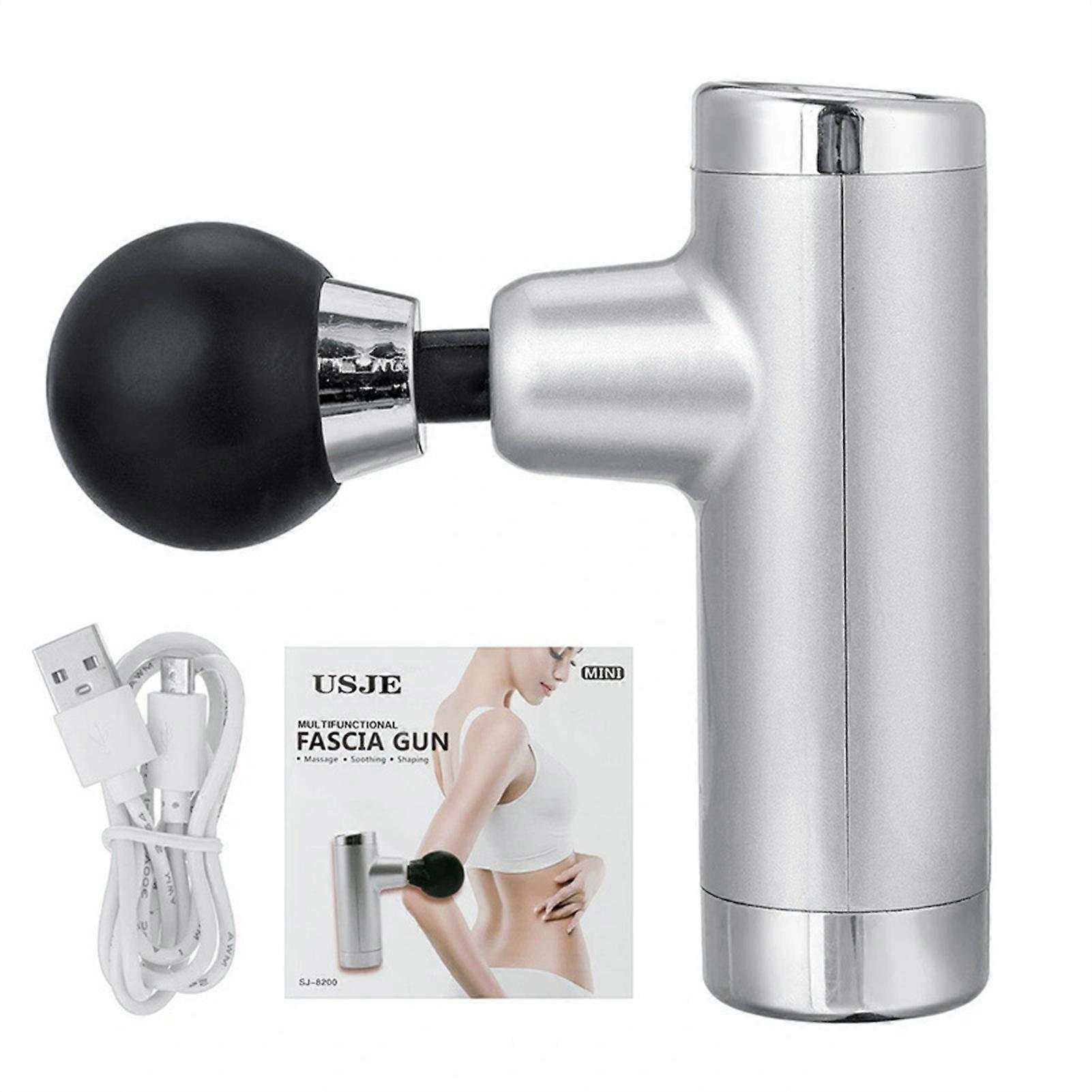 Mini Portable Electric Fascia Gun Rechargeable Vibration Massager for Muscle Relaxation