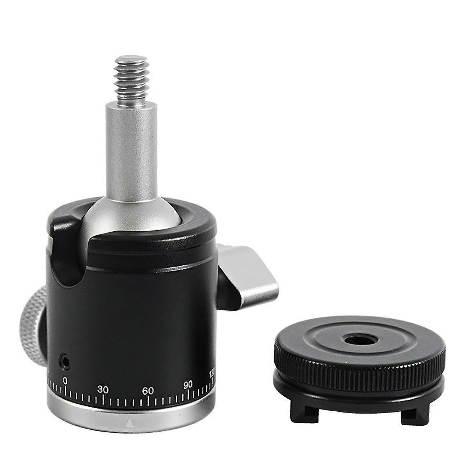 K19 Aluminum Alloy Ball Head Tripod-Head Mini Tripod Head for Photo and Video Camera Dslr Mirrorless Slr Camera