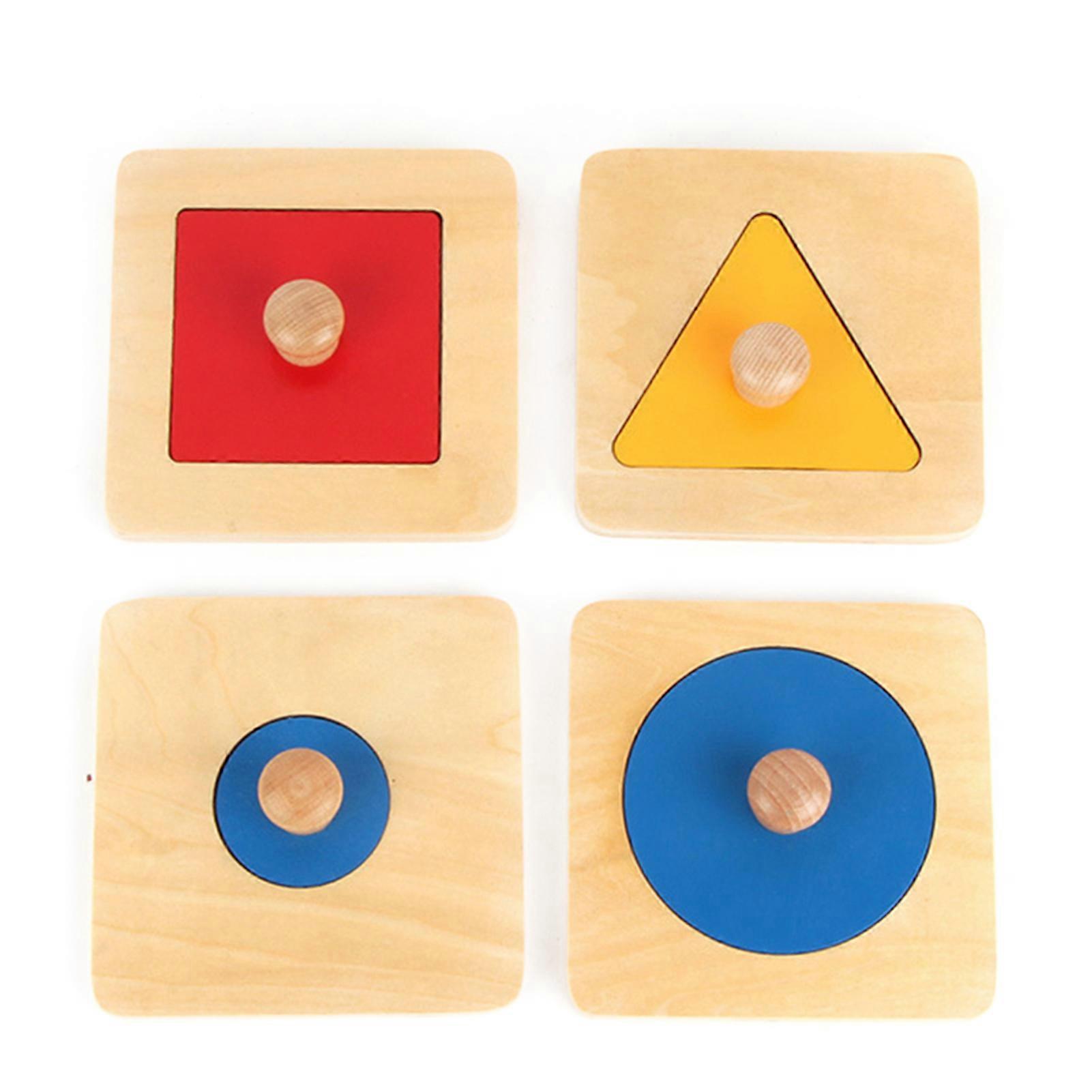 Multiple Shape Puzzle for Kids Toddler Colorful Multiple Shape Puzzles Toy Preschool Learning