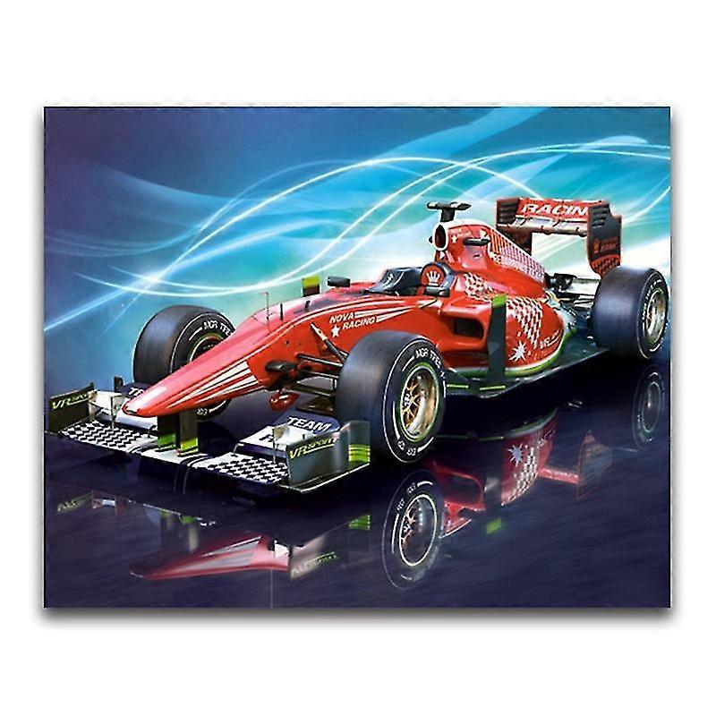 F1 سباق 5D دي الماس اللوحة الصليب غرزة كاملة جولة الماس التطريز سيارة صور حسب العدد أحجار الراين