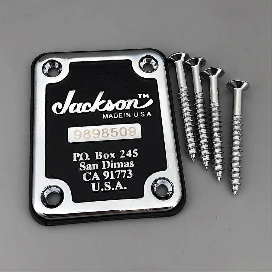Guitar Neck plate Random Serial Number with Screws