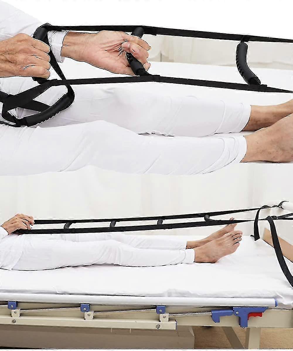 Bed Ladder Assist With Hard Handle ,sit Up Helper With Adjustable Length-pull Up Rope Ladder (five Handle)