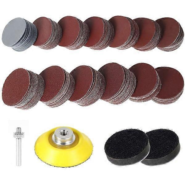 2" Alumina Sanding Discs - 264PCS Hook & Loop Sanding Pads