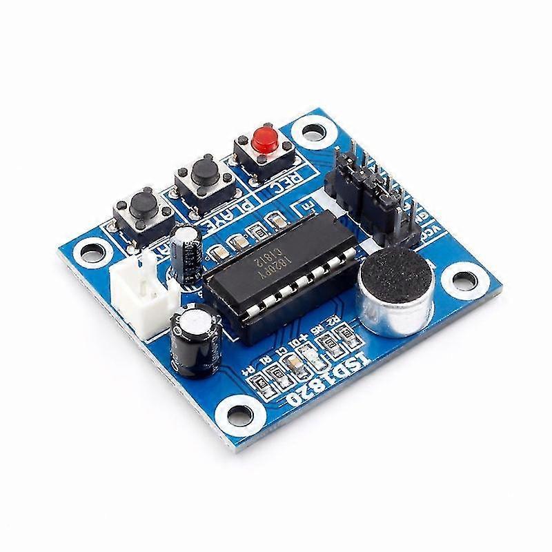 Isd1820 Recording Board (with Speakers) Manual Diy Single-chip Voice Module