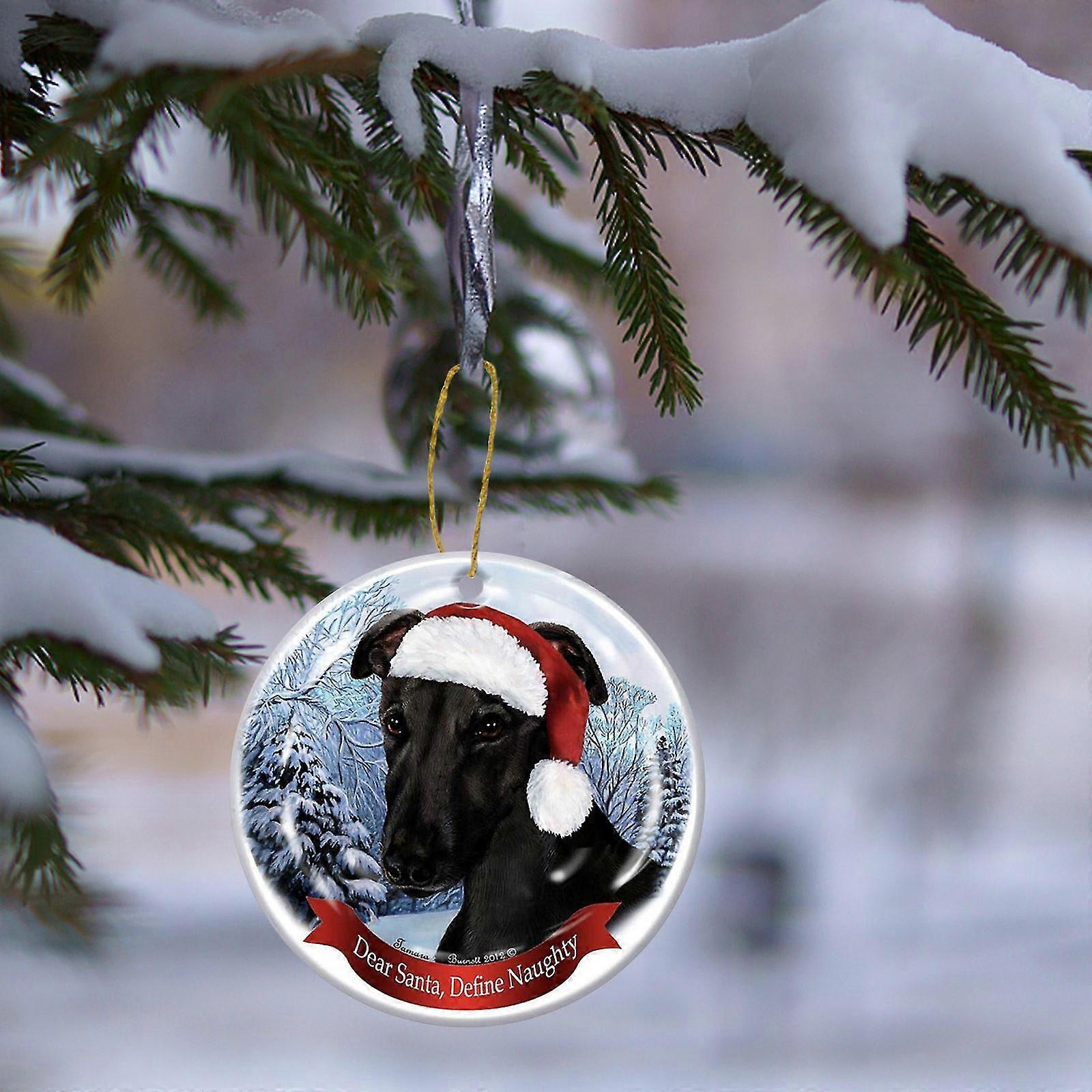 クリスマス面白い装飾クリスマスドッグパターンペンダントクリスマスツリーオーナント