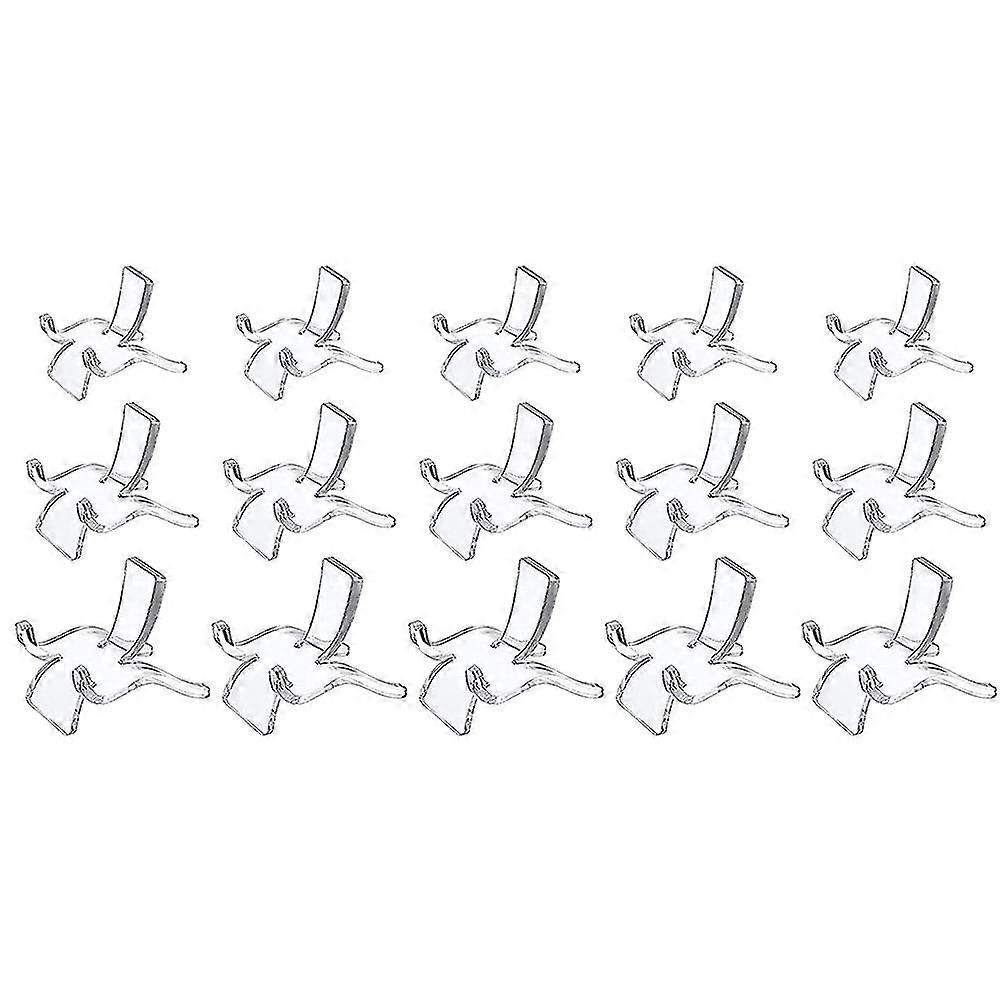 15 Pcs Acrylic Display Holder Collectibles Display Stands Acrylic Display Stands For Crystal Rock M