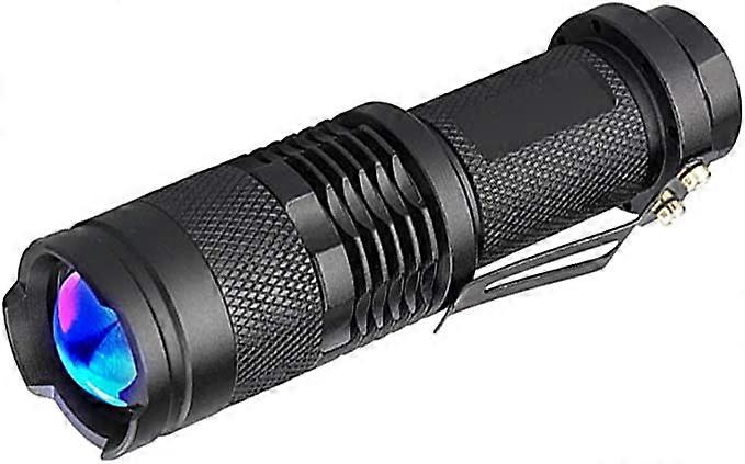 365nm UV Light Torch,LED Black Light Zoomable 5W UV Flashlight Ultraviolet Torches for Money Detector Document Verification