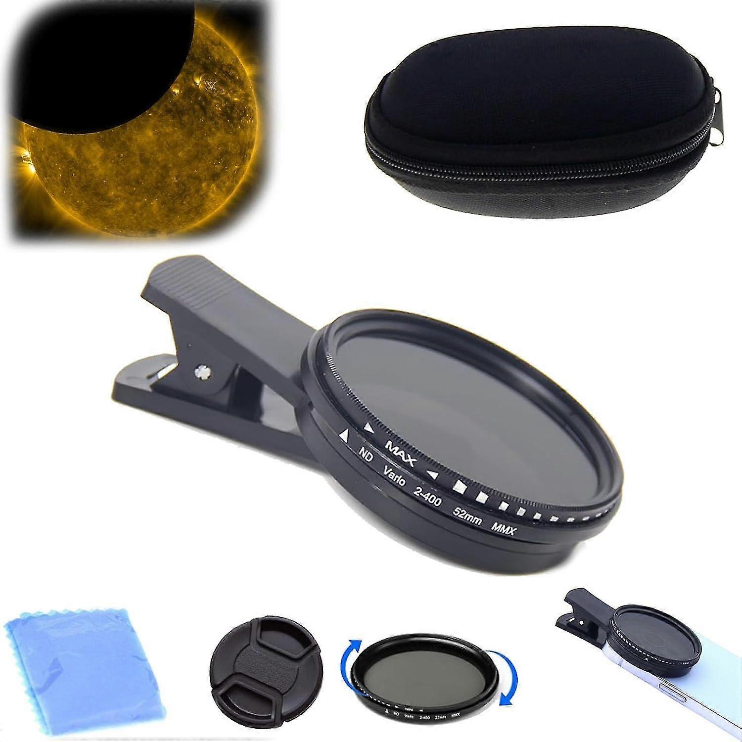 Solar Eclipse Camera Lens Filter, Solar Filter for Smartphone, Solar Eclipse Phone Camera Filter for iPhone - SNNGV