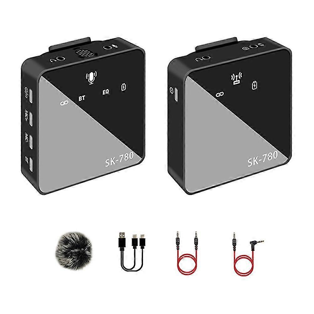 6pcs 2.4g O Wireless Lavalier Microph ,wireless Lavalier Microph Square Rf Launcher