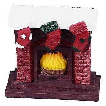 Kerst Fish Tank Ornament Prachtige Mooie Hars Aquarium Craft Decoratie voor Home Christmas Open haard