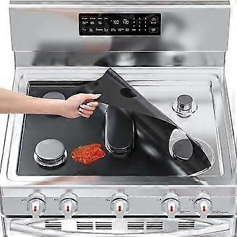 1 Set Gas Stove Top Cover with 5 Holes 3 Gap Strips Heat Resistant