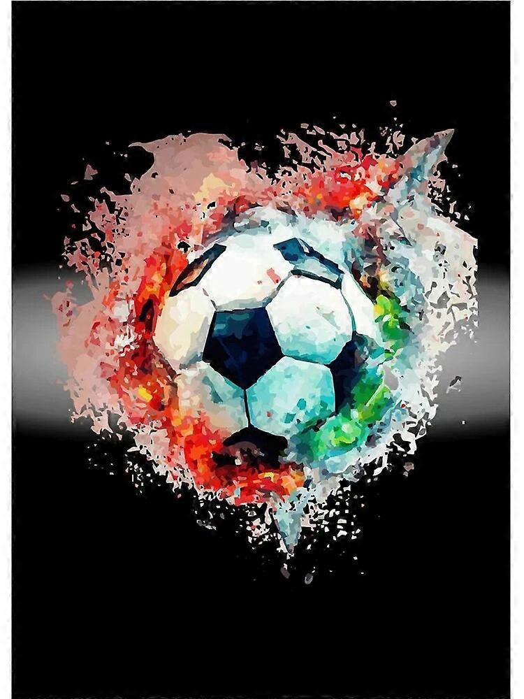 수채화 농구 축구 야구 포스터 추상 스포츠 캔버스 인쇄 그림 벽 그림 거실 홈 장식