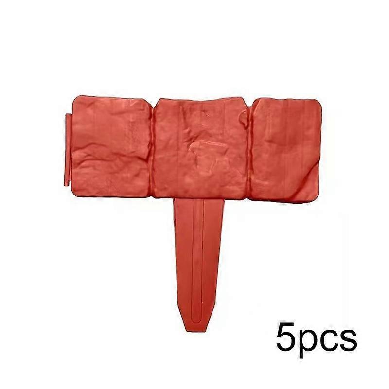 5pcs Fence Plastic Garden Courtyard Border Edging DIY Decorative Accessories