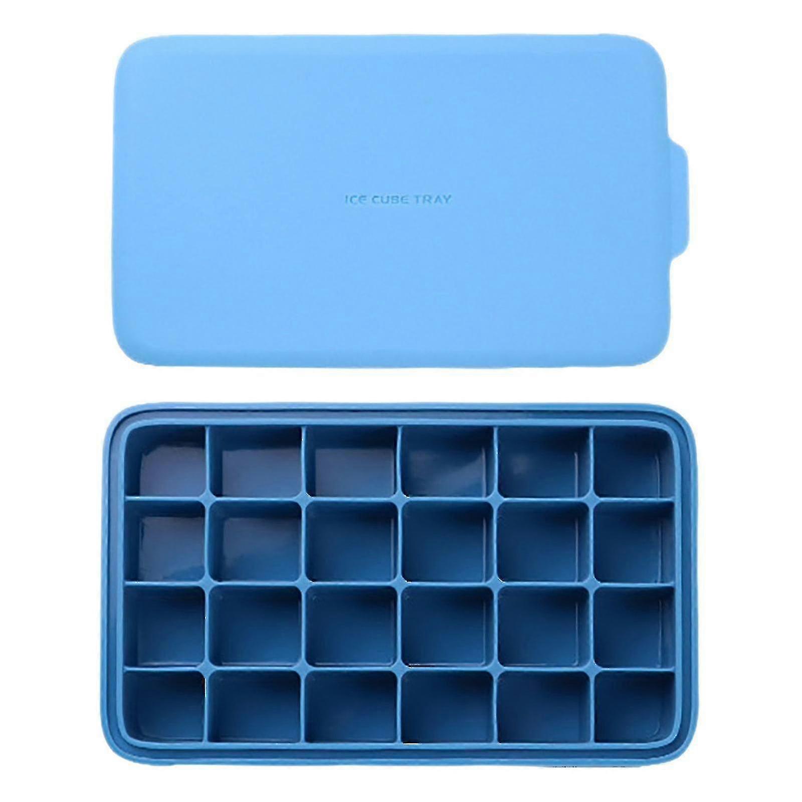 Best Seller Ice Cube Tray Cube Maker Easy Out Maker Plastic Silicone Top Mold 24 Jelly Bar Pudding Mold Free Shipping