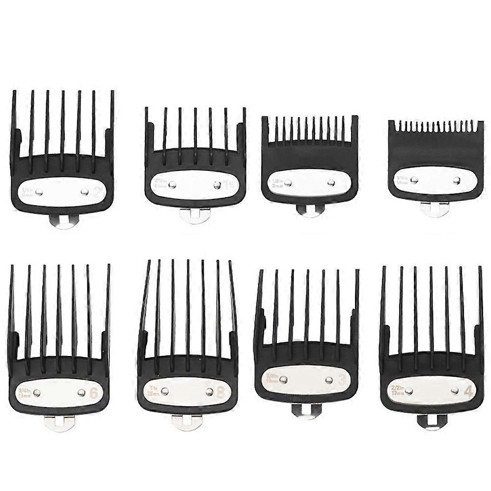 8 מדריכי חיתוך Pack Clipper Guards תואמים ל- Wahl Clipper-מ- 1 16 אינץ 'ל -1 אינץ '(1.5-25 מ"מ