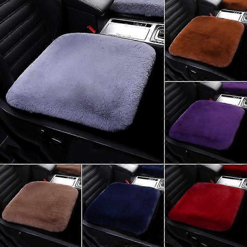 Front Car Seat Cushion Plush Protector Row Comfortable Mat Cover Pad Warm