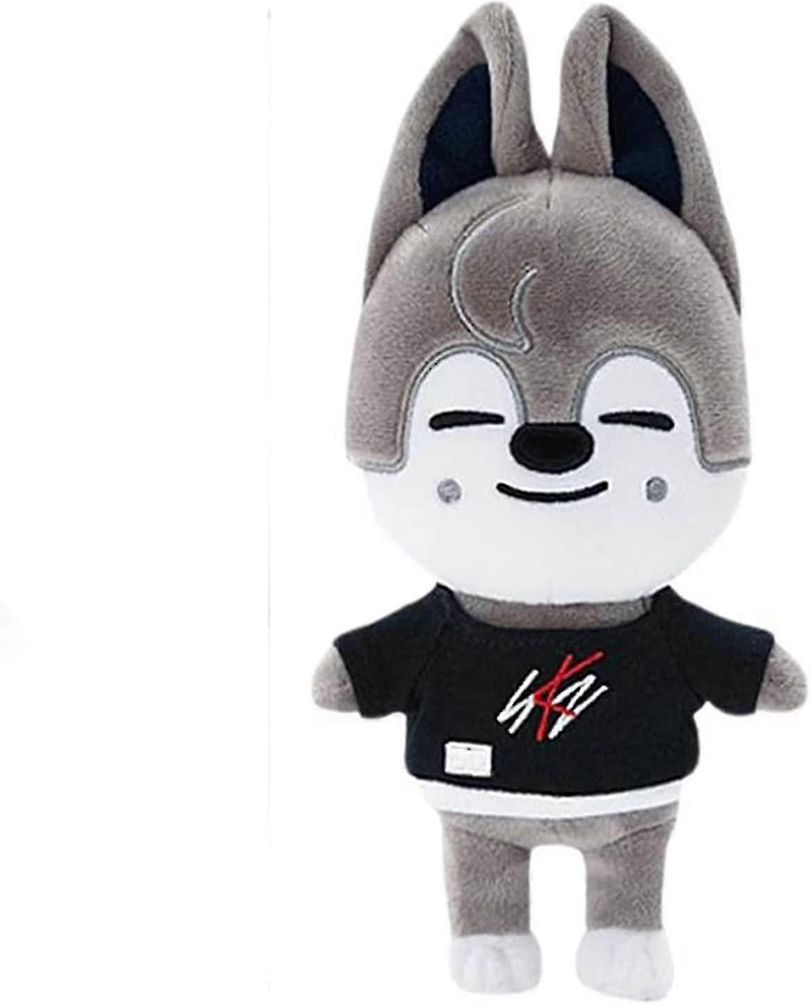 Skzoo Plush,8.3in Stray Kids Plush Toys,creative Soft Stuffed Cartoon Plush Toy Gift Toys For Kids Fans(wolf Chan)