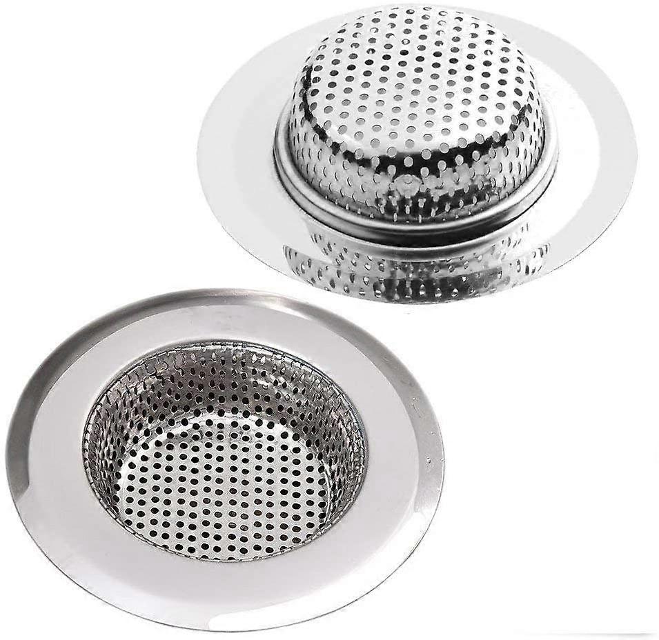 2pcs Kitchen Sink Strainer Drain Screen for Kitchen/Bathroom Sink