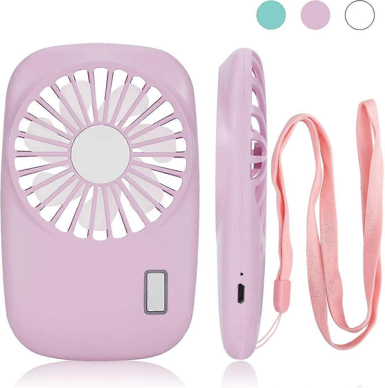 Small Portable USB Handheld Fan, Rechargeable, Speed Adjustable, Personal