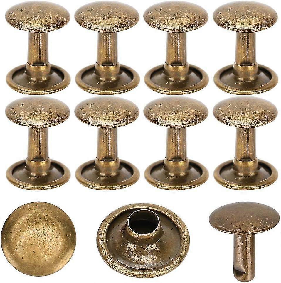 Double Cap Rivet Leather Studs For Craft Projects