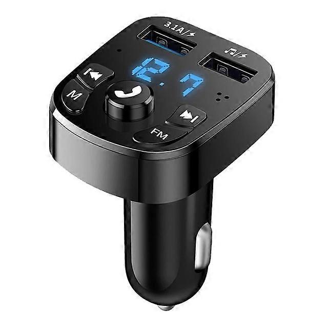 Car MP3 Player Fm Transmitter Wireless Bluetooth 5.0 Noise Reduction Audio Receiver Car Kit Handfree Dual Usb Car Fast Charger