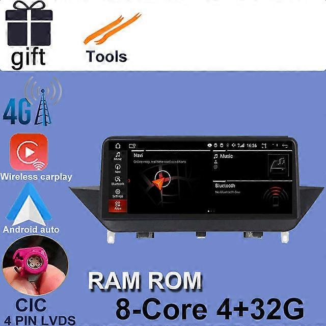 10.25" Android 12 For BMW X1 E84 (2018-2019) CIC iDrive System Car Radio Stereo Player GPS Video Multimedia Navigation