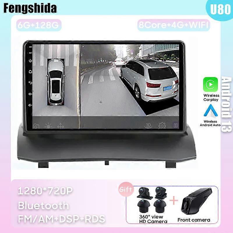 Android Radio For Ford Fiesta MK7 2009 -2017 Mirror Link Touch Screen Stereo Head Unit Intelligent System Car Multimedia Player