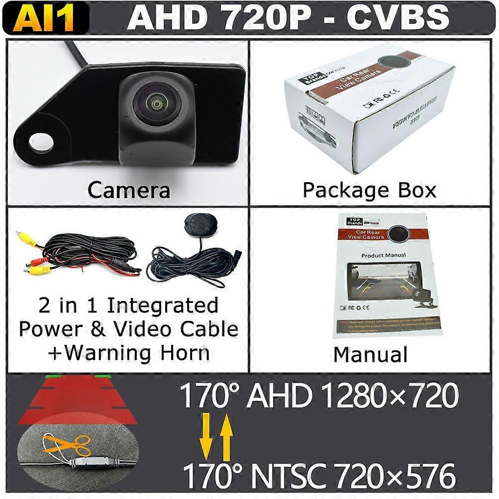 170 Degree AHD 1920x1080P Rear View Camera For Mitsubishi Outlander Sport/ASX/RVR 2011-2017 Backup Bracket License Plate Light