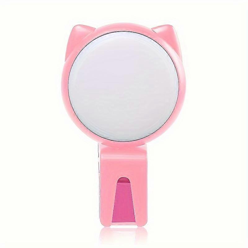 1pc Cat's ears mini flash LED fill light with USB Mobile phone self timer rechargeable photo taking beauty fill light live fill light