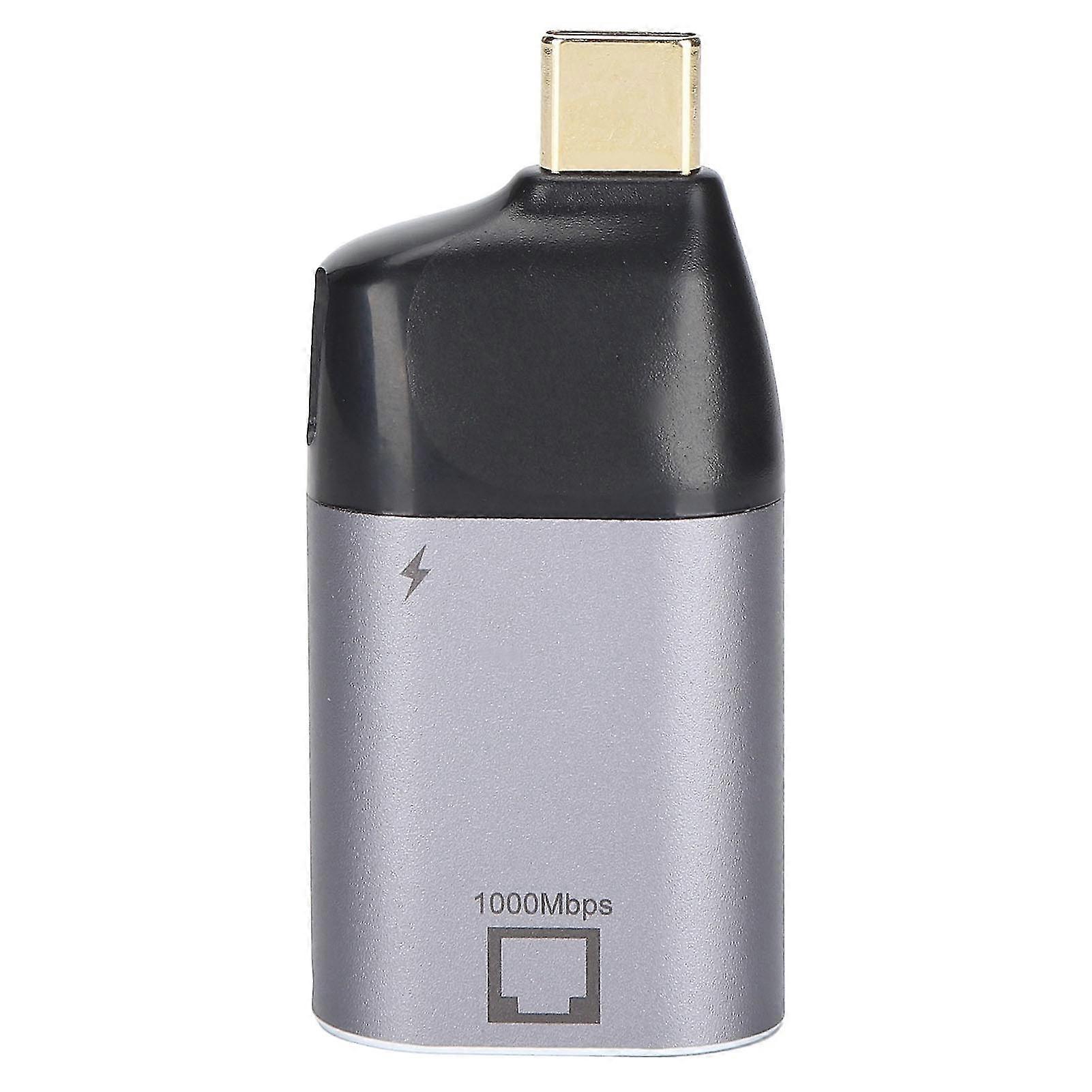 TypeC to RJ45 Adapter - Portable and Compatible for Windows, Android, and OS X