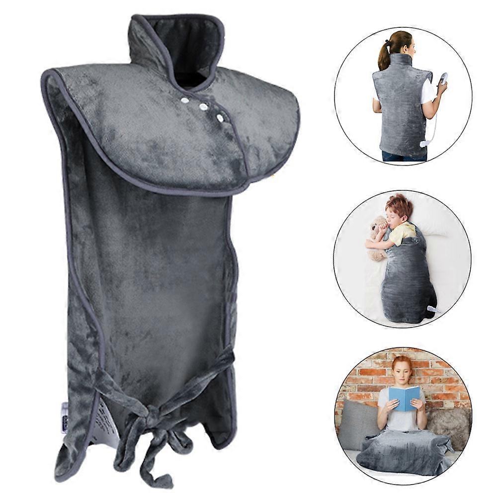 Electric Heated Blanket Throw,Shawl Poncho Heating Pad