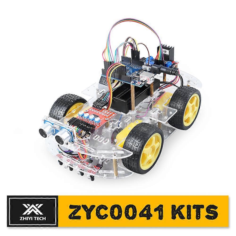 Smart Robot Car Kit For Arduino Programming Learning Electronic System Project Complete Version Set for Starter Develop Skills