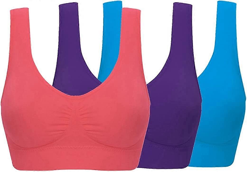Women's Seamless Wire-Free Bra with Removable Pads