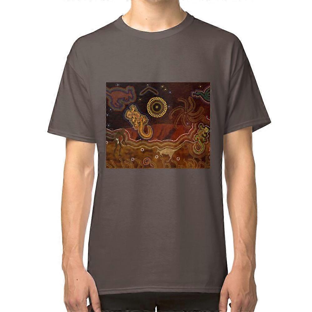 Desert Heat (austrálsky Outback Art) tričko