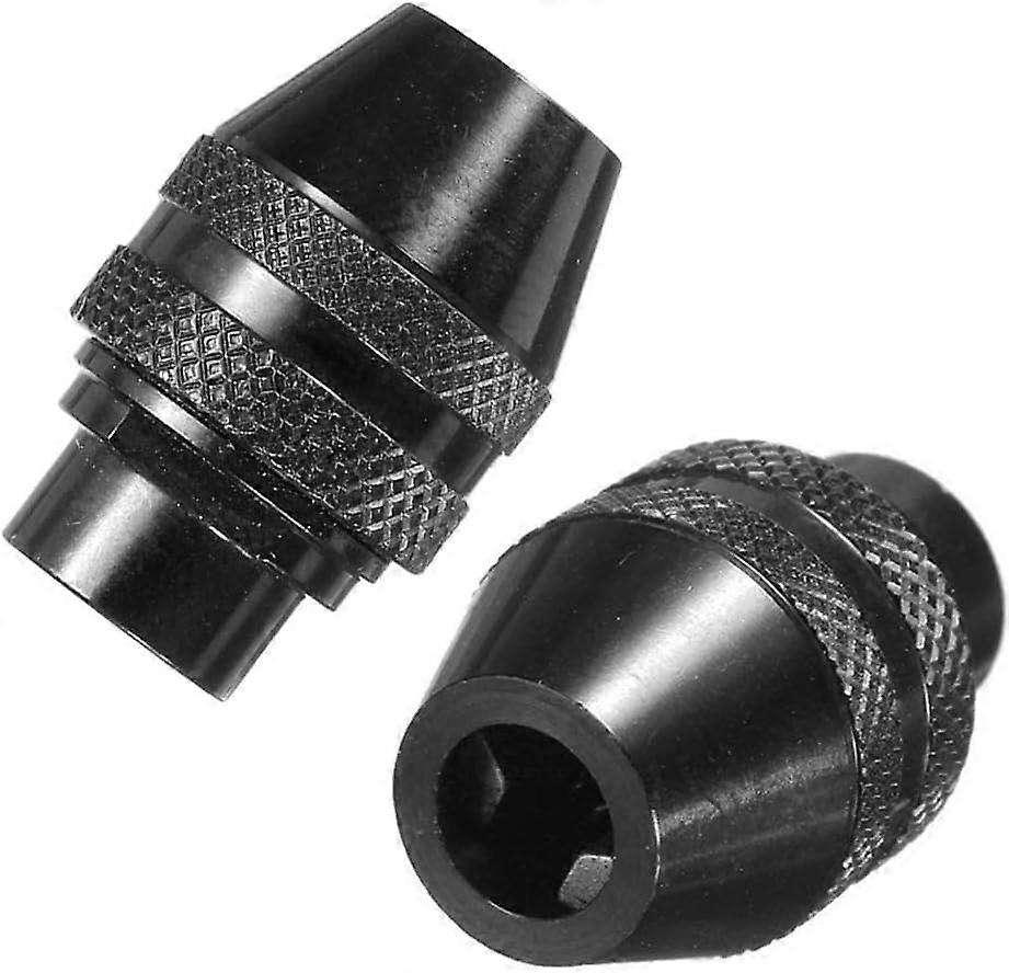 2pcs Universal Keyless Chuck Replacement Mini Quick Change Chuck For Rotary Tools
