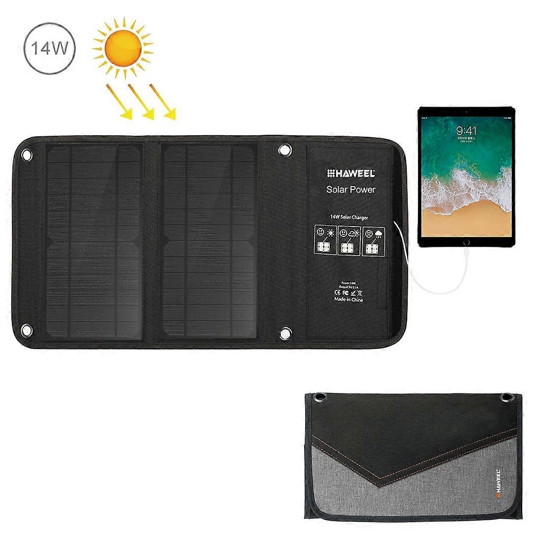 HAWEEL 14W Foldable Solar Panel Charger