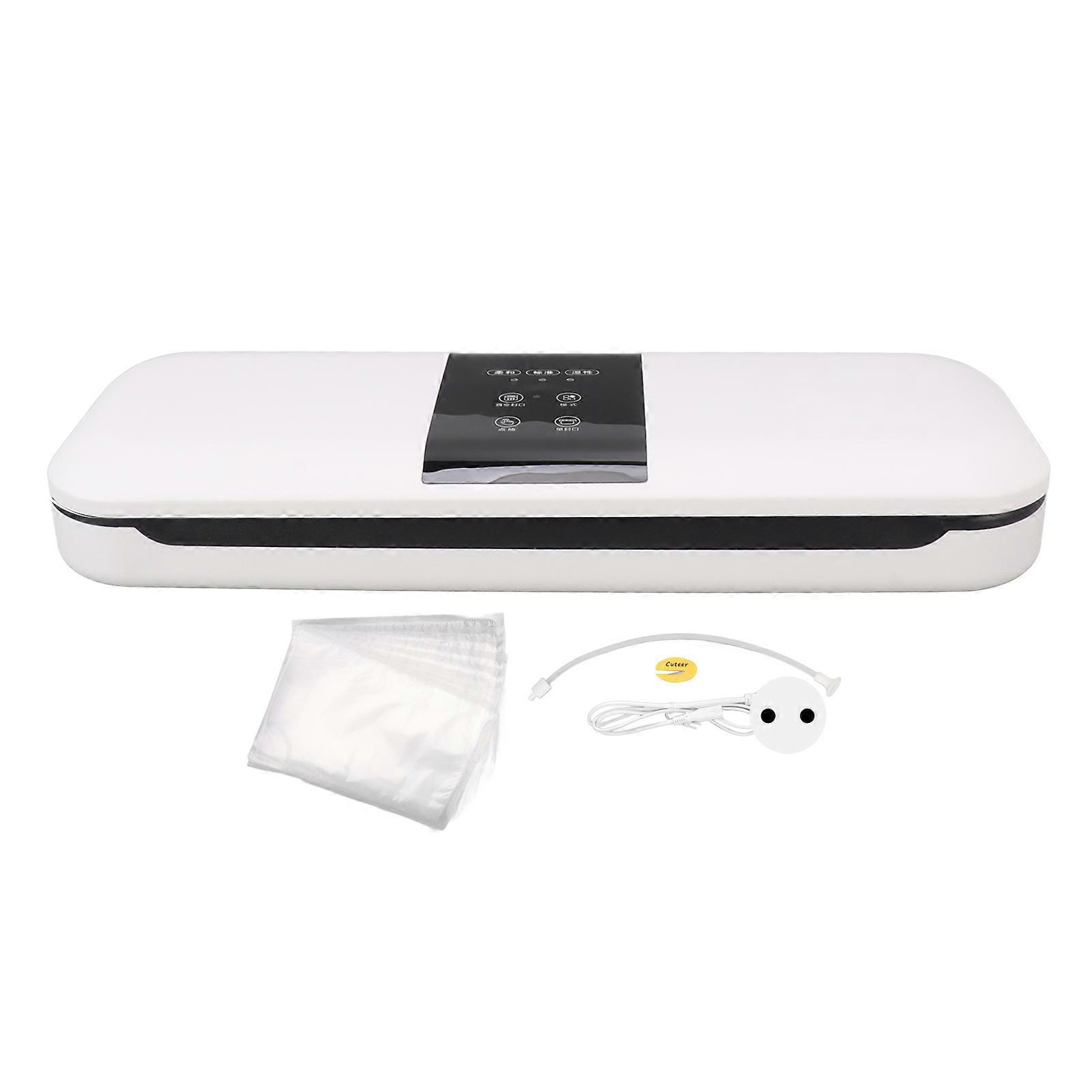 100W Automatic Sealing Machine Food Storage Vacuum Sealer Small Kitchen Packaging Machine EU Plug 220V