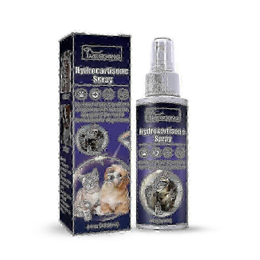 New Hydrocortisone Pet Anti Itching For Dogs And Cats 118ml