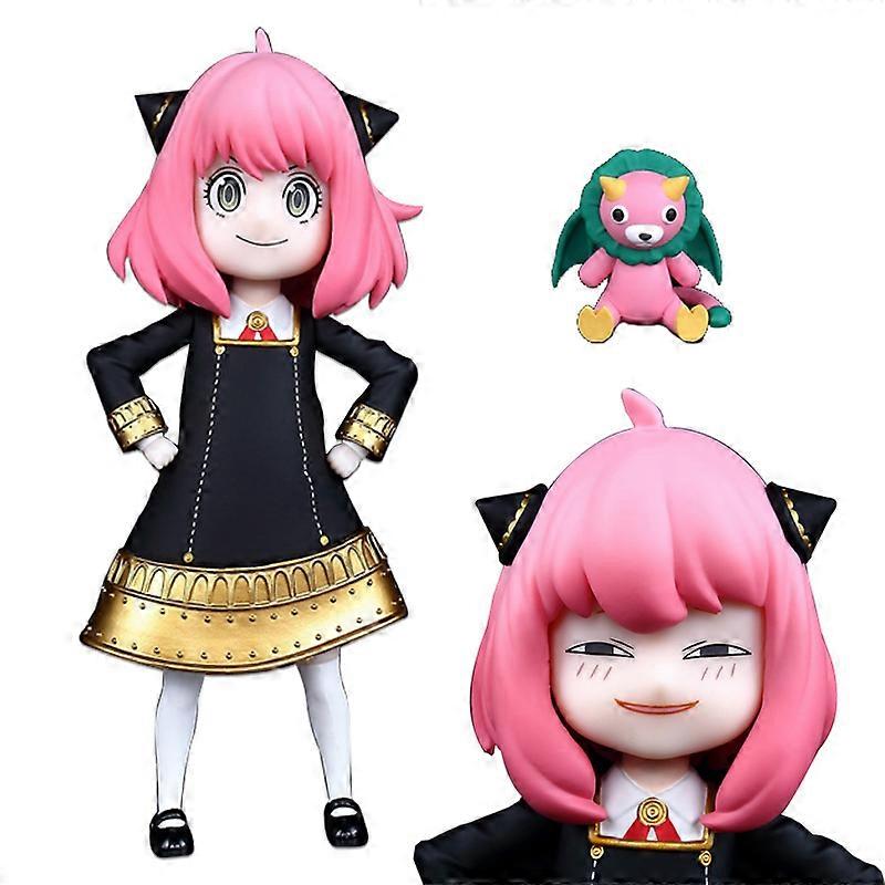 18CM Anime SPYFAMILY Anya Forger Figure PVC Action Figures Face Changing Doll Collection Model Toys for Children Gifts