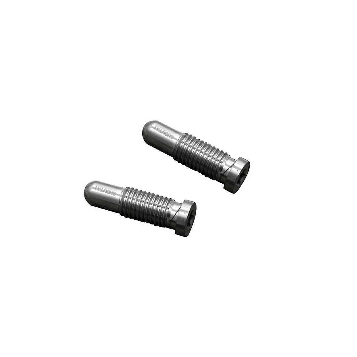 2Pcs Mountain Bike Handbrake Handle for Titanium Alloy Screw Repair Parts-Silver