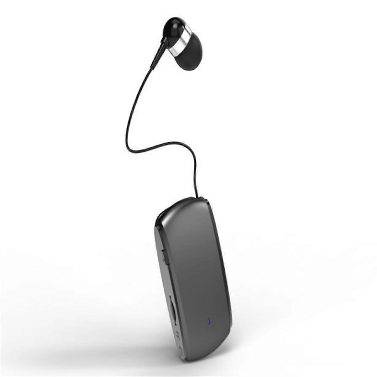 K68 Bluetooth Headset Lavalier Type Retractable Card Headset Multi-Functional Clip-on Headset MP3 Player Recorder