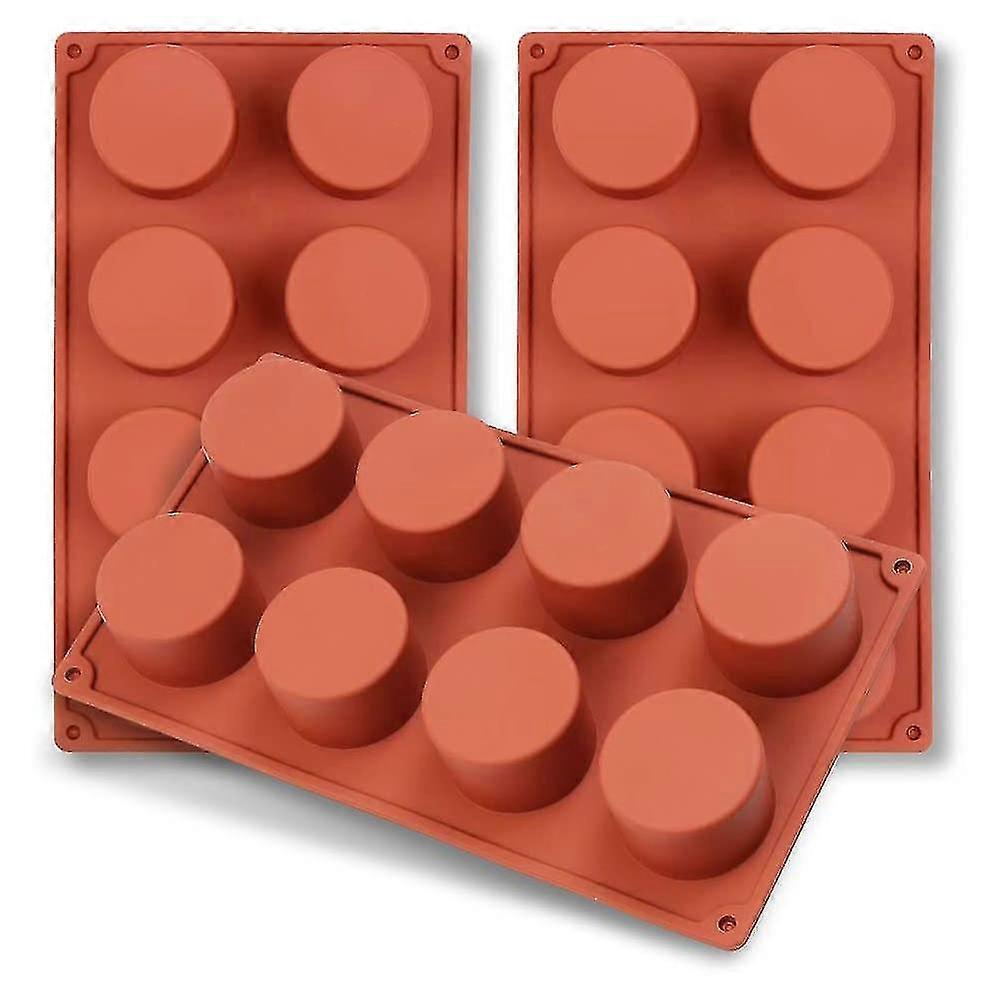 8 Cavity Silicone Mold 3 Packs Compatible Making Chocolate