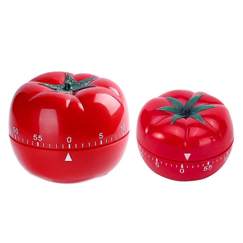 2pcs Tomato Design Timer Kitchen Cooking Timers Mechanical Cooking Timers