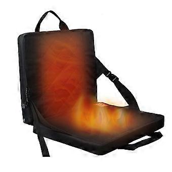 Almofada de Aquecimento Tapete de Assento de Inverno Portátil Anti-mancha Temperatura Ajustável Camping Acessórios Aquecedor Dobrável