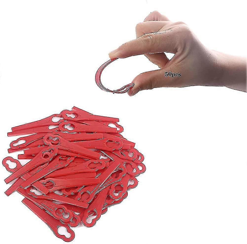 50 Pieces Replacement Plastic Blades, Plastic Edger Blade, Edger Blade, General